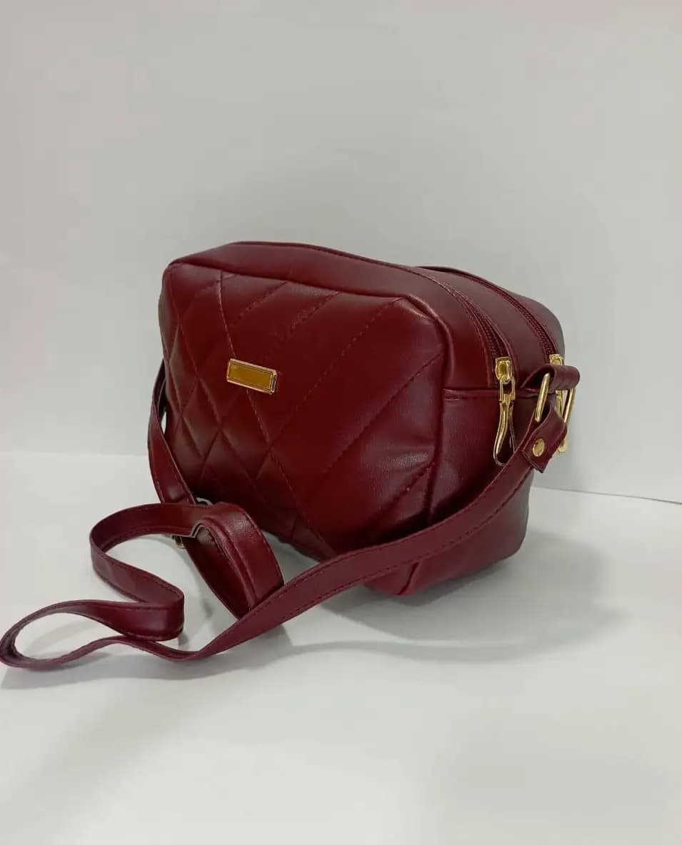 Women's Leather Plain Cross Body Bag
