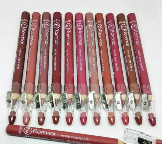 Flormar Lip Pencils Pack Of 12